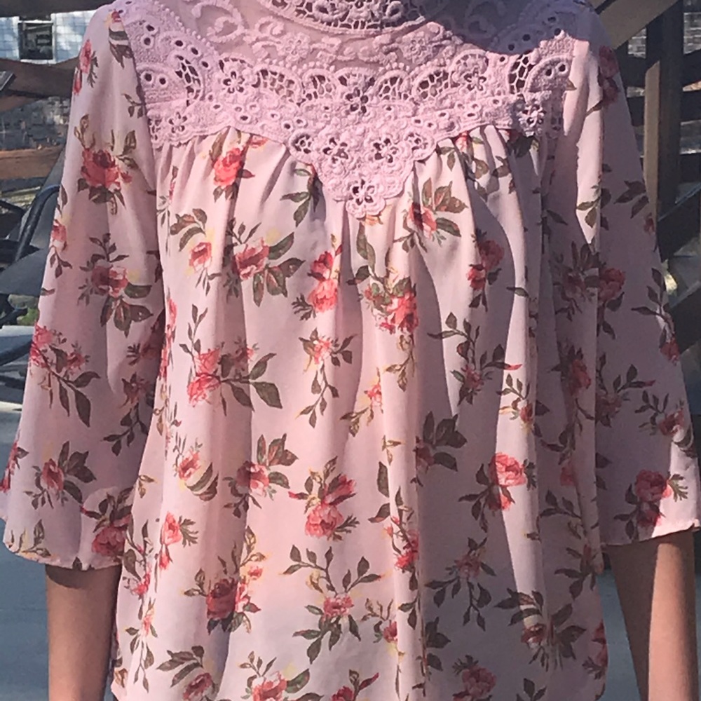 Self Esteem Lace-Trim Top